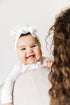fab-bow-lous®-white Baby Bling Bows clips headbands - Sophia's Style-